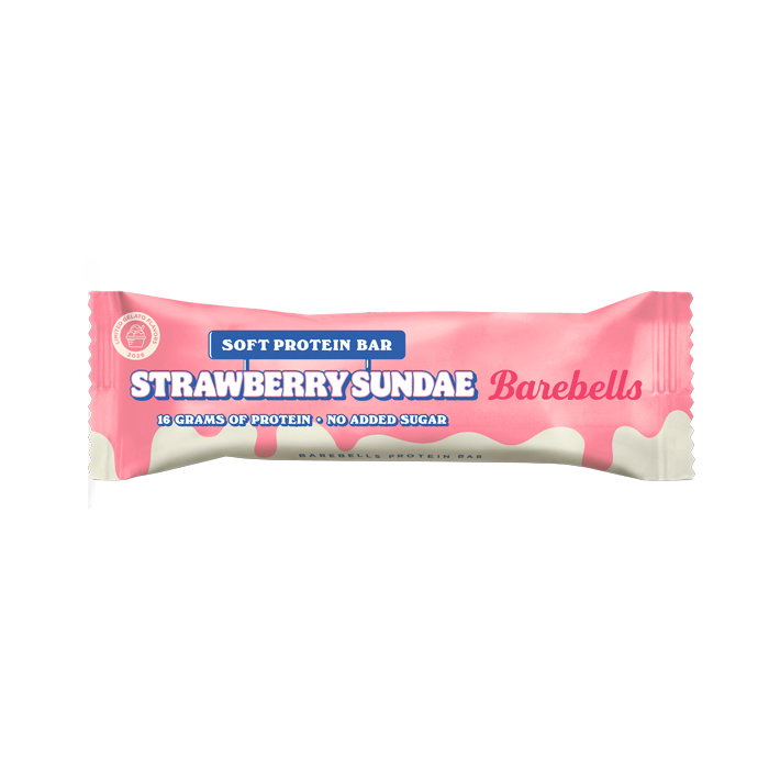 BAREBELLS SOFT BAR STRAWBERRY SUNDAE