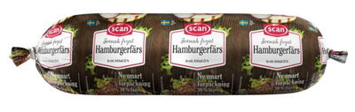 HAMBURGERFÄRS HÖGREV -  6X1,5KG SÄLJES HEL KARTONG