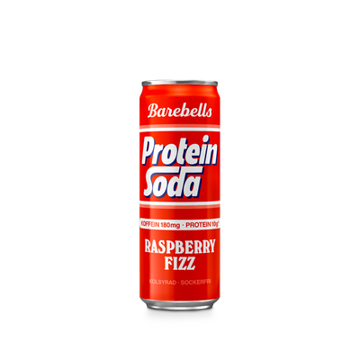 BAREBELLS PROTEIN SODA RASPBERRY