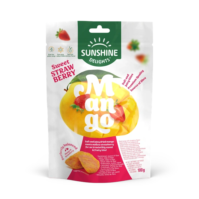 FRUIT FUSION SWEET STRAWBERRY MANGO 100 GR