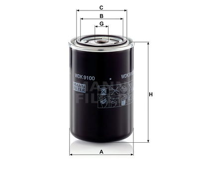 Bränslefilter WDK9100 Bränslefilter WDK9100