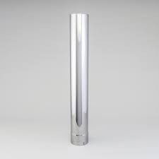 STACK PIPE. STRAIGHT 5 IN (127 MM) ID X 36 IN (914 MM) CHROME STACK PIPE. STRAIGHT 5 IN (127 MM) ID X 36 IN (914 MM) CHROME