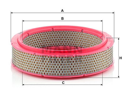 Luftfilter (Y) C2436/1 Luftfilter (Y) C2436/1