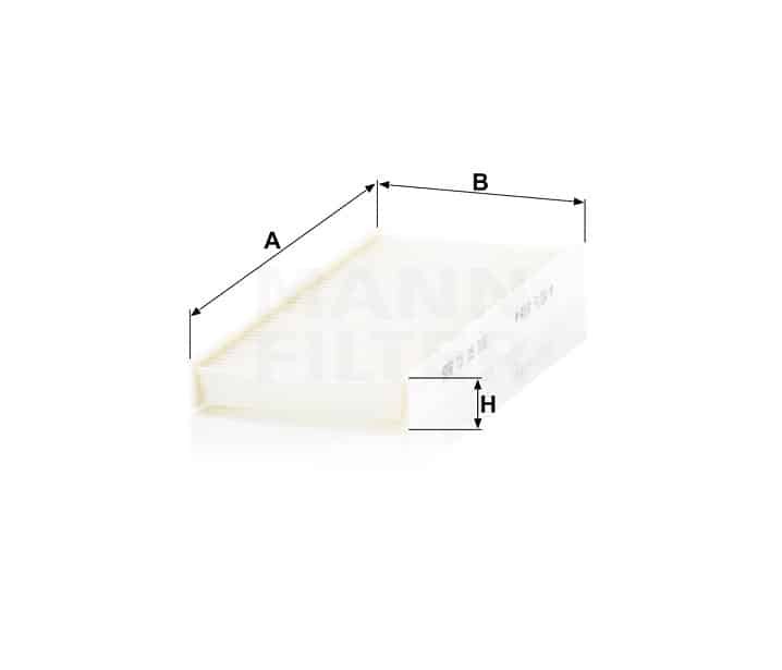 Hyttfilter CU25010-2