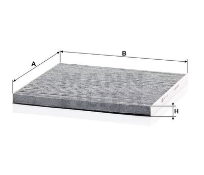Hyttfilter (kol) CUK29001 Hyttfilter (kol) CUK29001