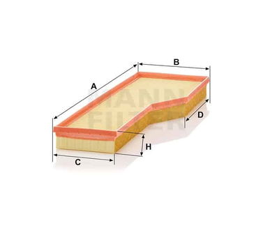 Luftfilter (Y) C54165 Luftfilter (Y) C54165