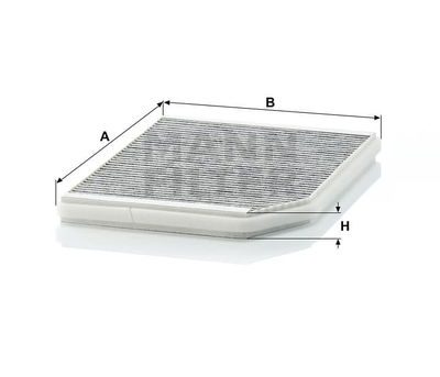Hyttfilter (kol) CUK2525 Hyttfilter (kol) CUK2525