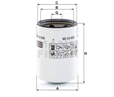 Hydraulfilter WD10006 Hydraulfilter WD10006