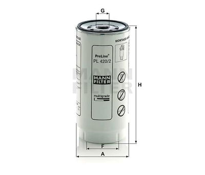 Bränslefilter PL420/2x Bränslefilter PL420/2x