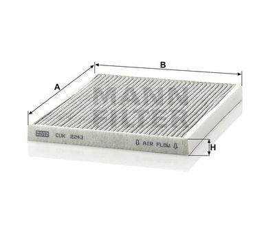 Hyttfilter (kol) CUK2243 Hyttfilter (kol) CUK2243