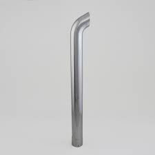 STACK PIPE. CURVED 4 IN (102 MM) ID X 48 IN (1219 MM) CHROME