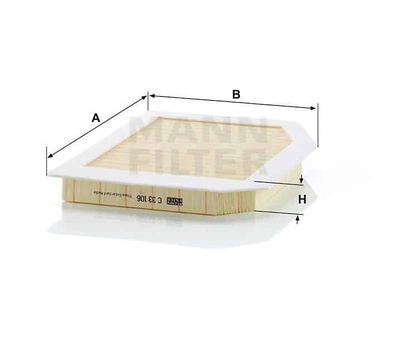 Luftfilter (Y) C33106 Luftfilter (Y) C33106