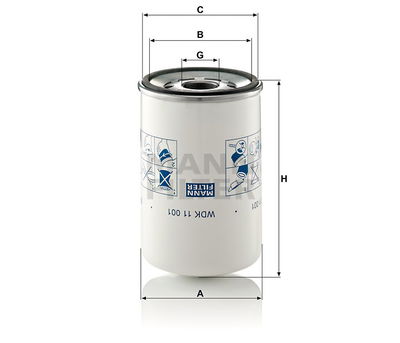 Bränslefilter WDK11001 Bränslefilter WDK11001