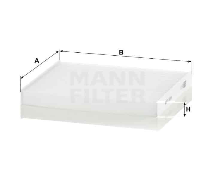 Hyttfilter CU17001