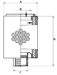 Separatorfilter LE3003 Separatorfilter LE3003