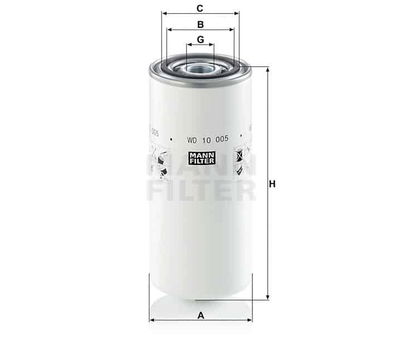 Hydraulfilter WD10005 Hydraulfilter WD10005