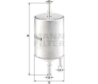 Bränslefilter WK720/3 Bränslefilter WK720/3