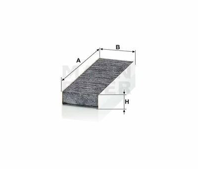 Hyttfilter (kol) CUK26025-2 Hyttfilter (kol) CUK26025-2