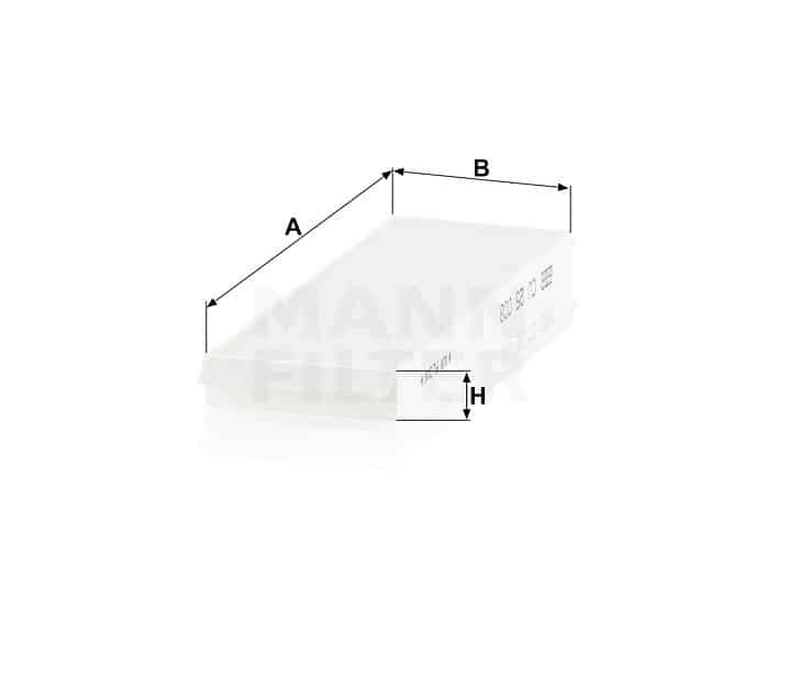 Hyttfilter CU25008-2