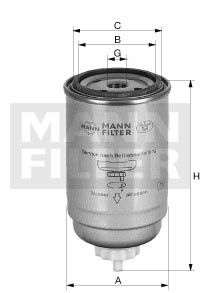 Bränslefilter WDK724/5 Bränslefilter WDK724/5
