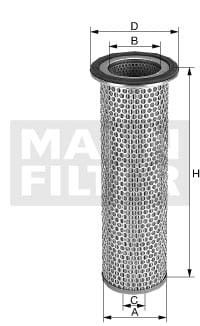 Luftfilter (Y) C12100x Luftfilter (Y) C12100x