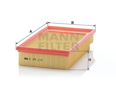 Luftfilter (Y) C29117 Luftfilter (Y) C29117