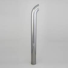 STACK PIPE. CURVED 5 IN (127 MM) ID X 60 IN (1524 MM) CHROME