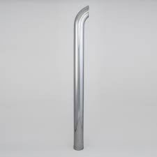 STACK PIPE. CURVED 5 IN (127 MM) ID X 72 IN (1829 MM) CHROME