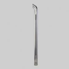STACK PIPE. CURVED 4 IN (102 MM) ID X 72 IN (1829 MM) CHROME