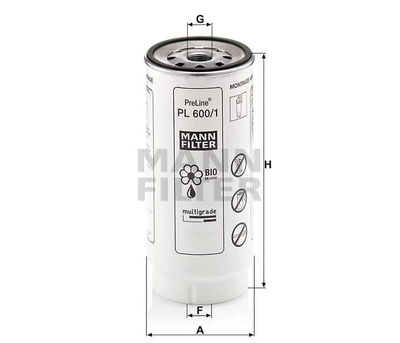 Bränslefilter PL600/1 Bränslefilter PL600/1