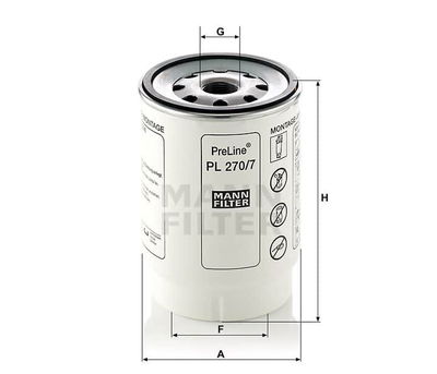 Bränslefilter PL270/7x Bränslefilter PL270/7x