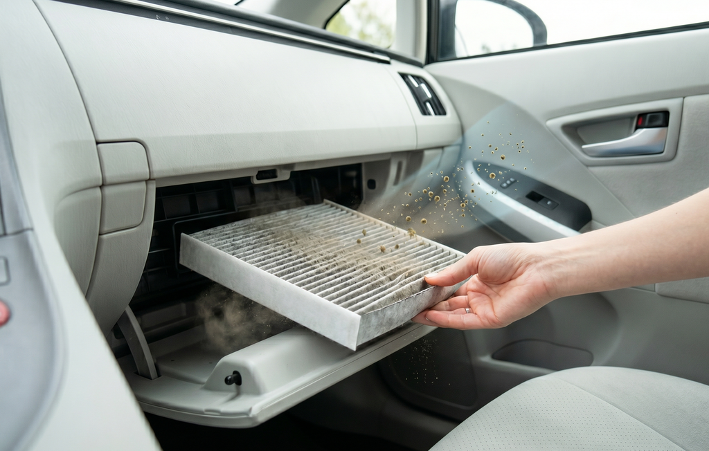 Byt kupéfilter och slipp dålig lukt i bilen