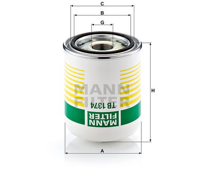 LUFTTORKARFILTER TB1374X LUFTTORKARFILTER TB1374X
