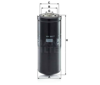 Transm.filter WH980/7 Transm.filter WH980/7