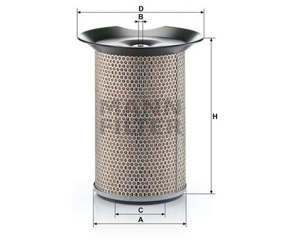 Luftfilter (Y) C23502 Luftfilter (Y) C23502