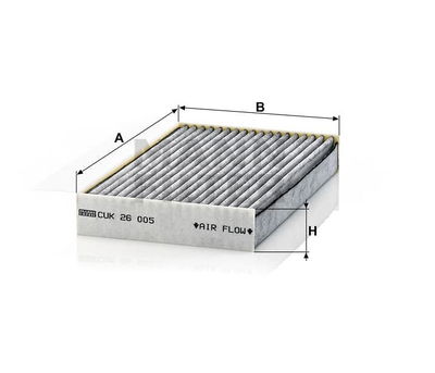 Hyttfilter (kol) CUK26005 Hyttfilter (kol) CUK26005