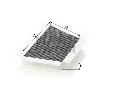 Hyttfilter (kol) CUK3448 Hyttfilter (kol) CUK3448