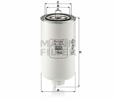 Bränslefilter PL250/1 Bränslefilter PL250/1