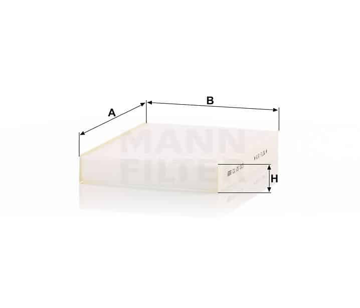 Hyttfilter CU25003