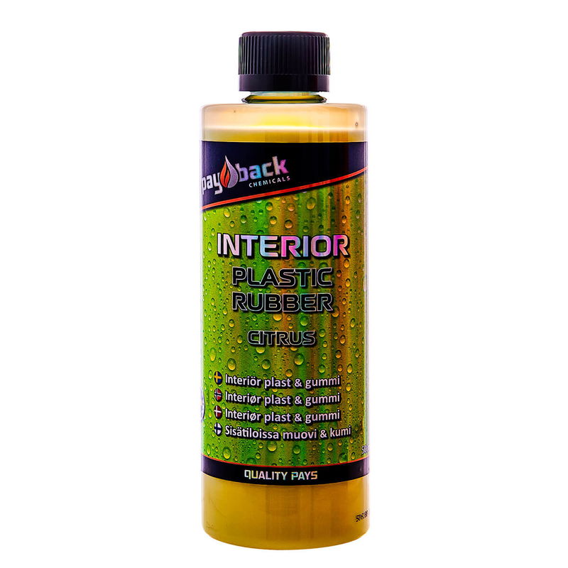 INTERIOR PLASTIC AND RUBBER CITRUS 500ML
