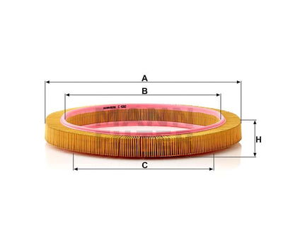 Luftfilter (Y) C4282 Luftfilter (Y) C4282