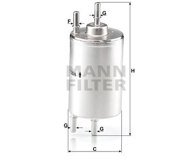 Bränslefilter WK720/6