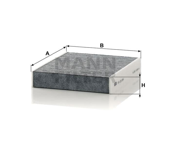 Hyttfilter (kol) CUK25006