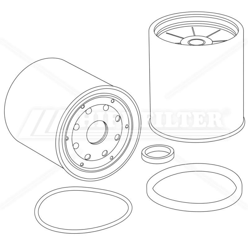 BRÄNSLE-/VATTENAVSKILJARE FILTER