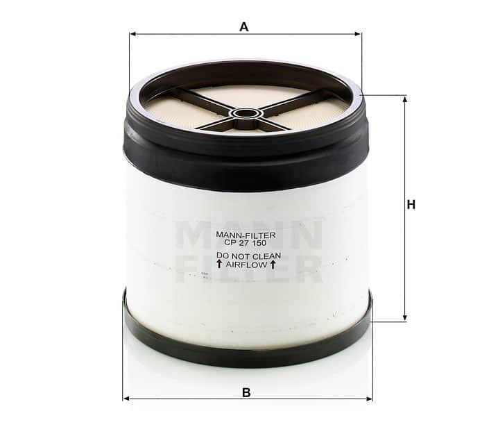 Hyttfilter CP27150