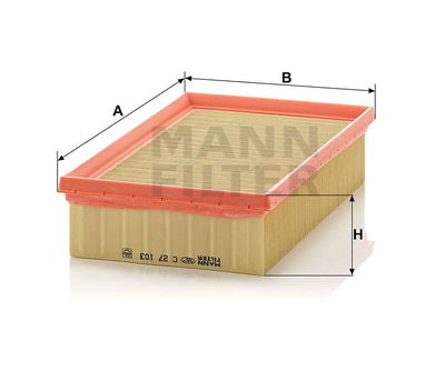 Luftfilter (Y) C27103 Luftfilter (Y) C27103