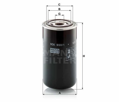 Bränslefilter WDK950/1 Bränslefilter WDK950/1