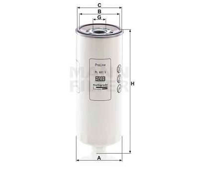Bränslefilter PL601/3 Bränslefilter PL601/3