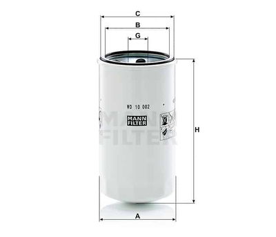 Hydraulfilter WD10002 Hydraulfilter WD10002