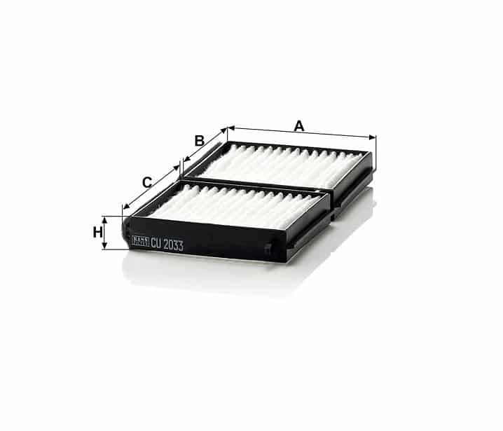 Hyttfilter CU2033-2